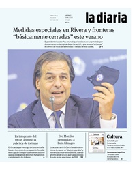 Tapa de la diaria del viernes 23 de octubre de 2020