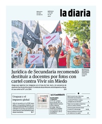 Tapa de la diaria del miércoles 27 de octubre de 2021