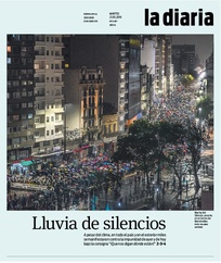 Tapa de la diaria del martes 21 de mayo de 2019