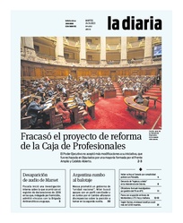 Tapa de la diaria del martes 24 de octubre de 2023