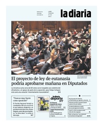 Tapa de la diaria del lunes 11 de agosto de 2025