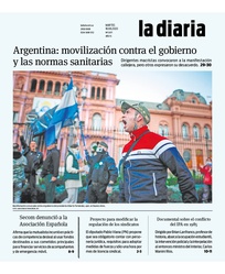 Tapa de la diaria del martes 18 de agosto de 2020