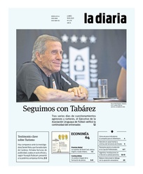 Tapa de la diaria del lunes 18 de octubre de 2021