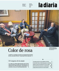 Tapa de la diaria del martes 29 de mayo de 2018
