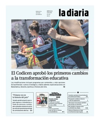 Tapa de la diaria del miércoles 15 de octubre de 2025