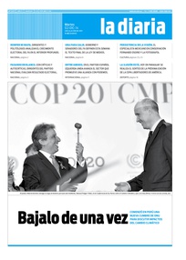 Tapa de la diaria del martes 2 de diciembre de 2014