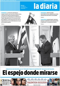 Tapa de la diaria del martes 14 de febrero de 2017