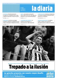 Tapa de la diaria del lunes 12 de mayo de 2014