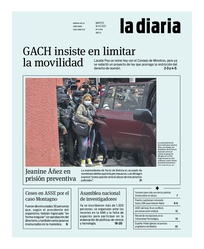 Tapa de la diaria del martes 16 de marzo de 2021