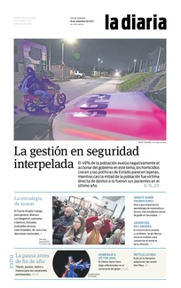 Tapa de la diaria del sábado 16 de septiembre de 2023