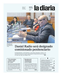 Tapa de la diaria del martes 14 de julio de 2026