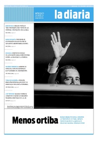 Tapa de la diaria del miércoles 26 de marzo de 2014