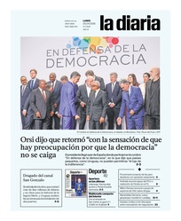 Tapa de la diaria del lunes 20 de abril de 2026