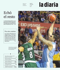 Tapa de la diaria del martes 18 de septiembre de 2018