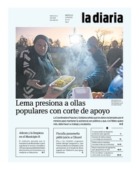 Tapa de la diaria del miércoles 21 de septiembre de 2022