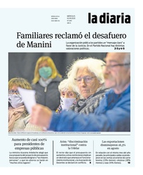 Tapa de la diaria del miércoles 2 de septiembre de 2020