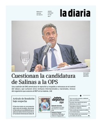 Tapa de la diaria del jueves 15 de septiembre de 2022