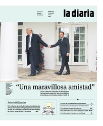Tapa de la diaria del miércoles 25 de abril de 2018