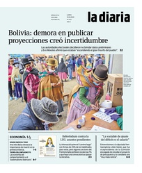 Tapa de la diaria del lunes 19 de octubre de 2020