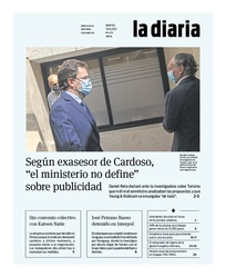 Tapa de la diaria del martes 19 de octubre de 2021