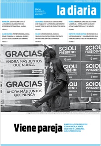 Tapa de la diaria del martes 3 de noviembre de 2015