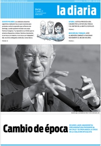 Tapa de la diaria del martes 11 de abril de 2017
