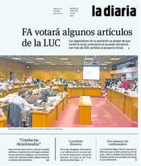 Tapa de la diaria del miércoles 27 de mayo de 2020