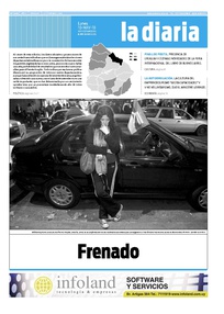 Tapa de la diaria del lunes 10 de mayo de 2010