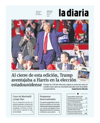 Tapa de la diaria del miércoles 6 de noviembre de 2024