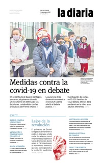 Tapa de la diaria del sábado 19 de junio de 2021