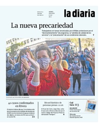 Tapa de la diaria del viernes 29 de mayo de 2020