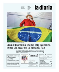 Tapa de la diaria del martes 27 de enero de 2026