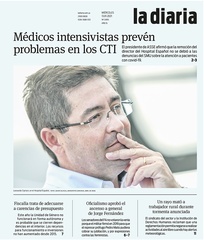 Tapa de la diaria del miércoles 13 de enero de 2021