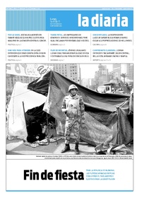 Tapa de la diaria del lunes 14 de febrero de 2011