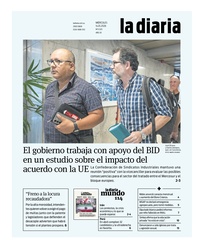 Tapa de la diaria del miércoles 14 de enero de 2026