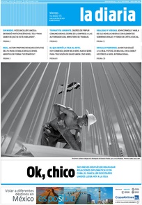 Tapa de la diaria del viernes 14 de agosto de 2015