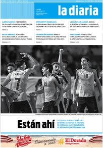 Tapa de la diaria del lunes 6 de febrero de 2017