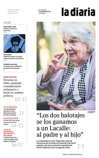 Tapa de la diaria del sábado 2 de noviembre de 2019