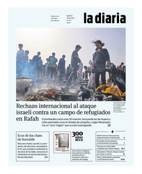 Tapa de la diaria del martes 28 de mayo de 2024