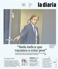 Tapa de la diaria del jueves 9 de abril de 2020