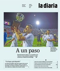 Tapa de la diaria del jueves 12 de diciembre de 2019