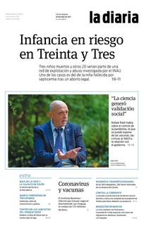 Tapa de la diaria del sábado 30 de enero de 2021