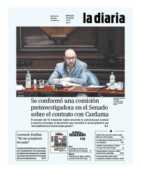 Tapa de la diaria del miércoles 18 de febrero de 2026