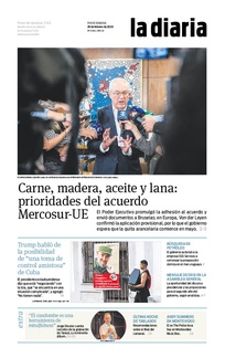Tapa de la diaria del sábado 28 de febrero de 2026