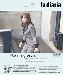 Tapa de la diaria del jueves 23 de agosto de 2018