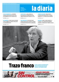 Tapa de la diaria del viernes 27 de marzo de 2015