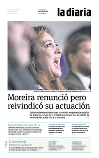 Tapa de la diaria del sábado 6 de mayo de 2023