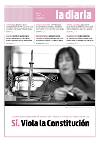 Tapa de la diaria del martes 20 de octubre de 2009