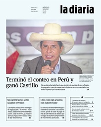 Tapa de la diaria del miércoles 16 de junio de 2021