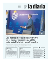 Tapa de la diaria del martes 21 de julio de 2026